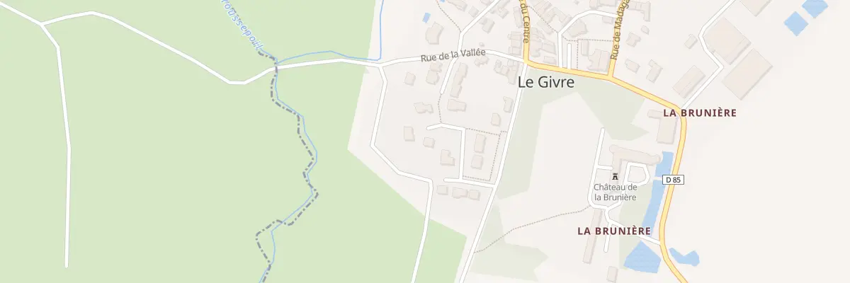 Plan du 7 Quartier de l’orangerie au Givre