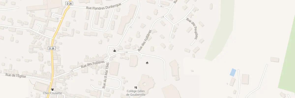 Plan du 42 Rue des Follières à Saint-Pierre-Église