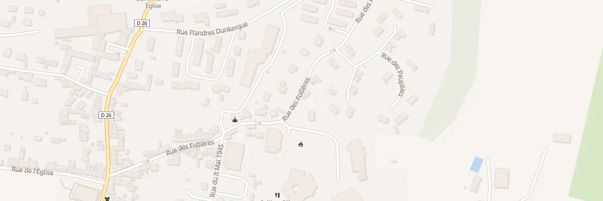 Plan du 44 Rue des Follières à Saint-Pierre-Église