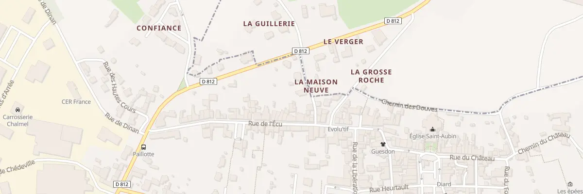 Plan du 24C Rue de l’Ecu à Saint-Aubin-du-Cormier