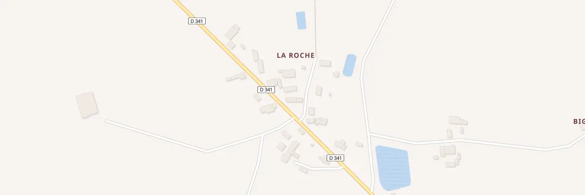 Plan du 283 La Roche aux Fées à Essé