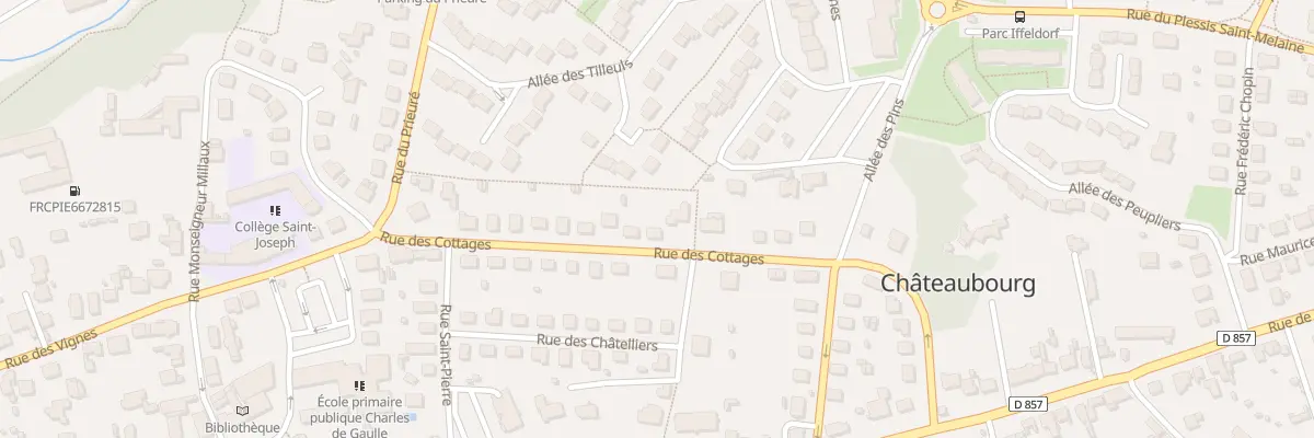 Plan du 17B Rue des Cottages à Châteaubourg