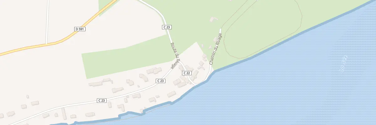 Plan du 1 Che du Rivage à Vains