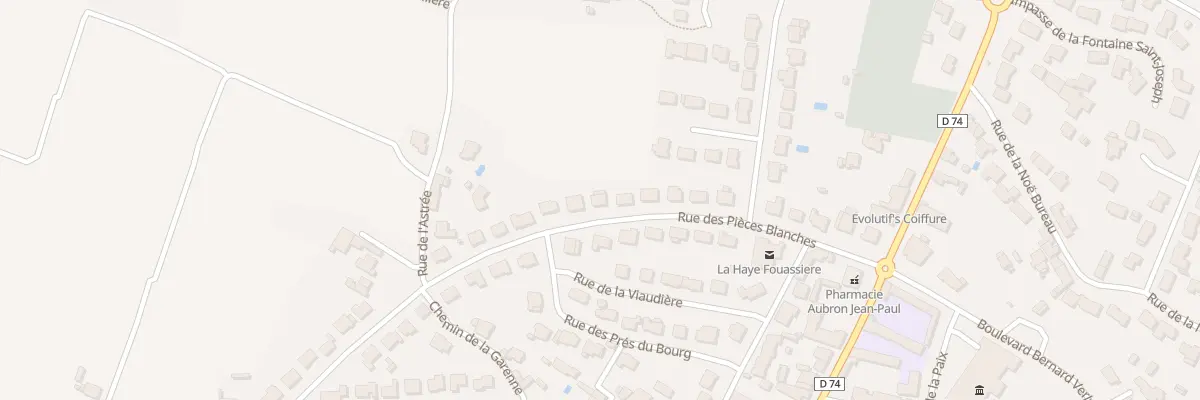 Plan du 17 Rue des Pièces Blanches à La Haie-Fouassière