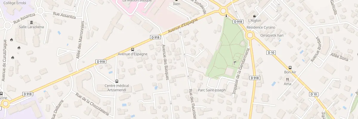 Plan du 4 Rue des Fleuristes à Cambo-les-Bains