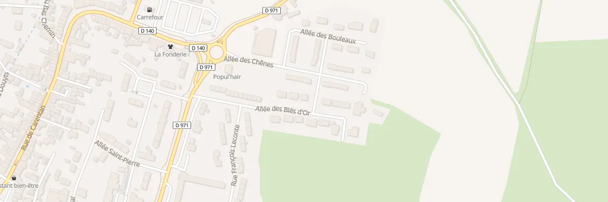 Plan du 27 Rue des Blés d’Or à Périers
