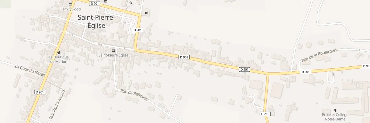 Plan du 90 Rue du Gen de Gaulle à Saint-Pierre-Église