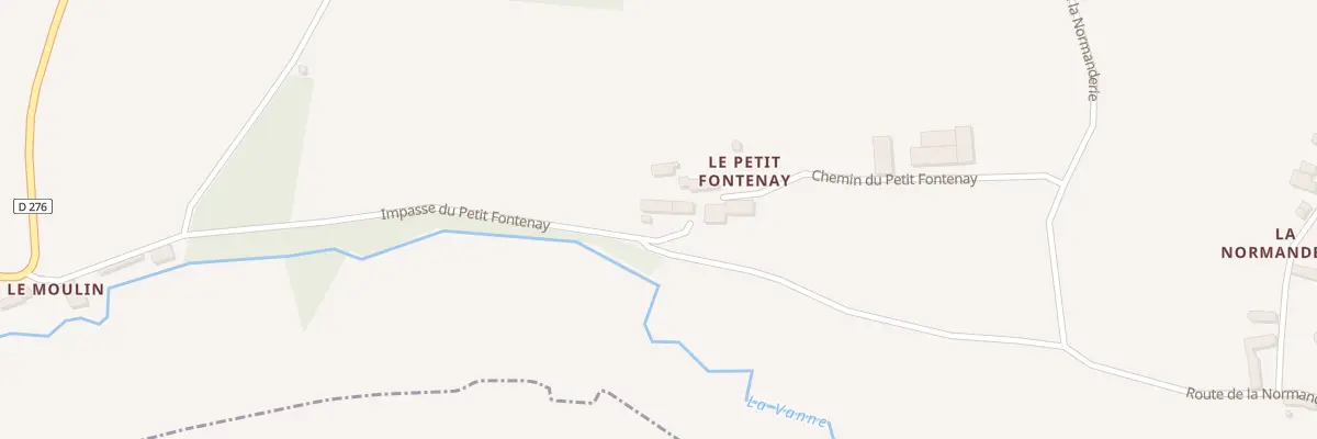 Plan du 1 Le Petit Fontenay à Saint-Denis-le-Vêtu