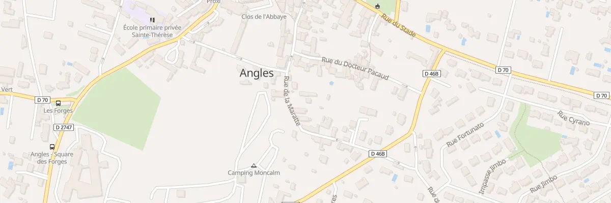Plan du 1T Rue de la maratte à Angles