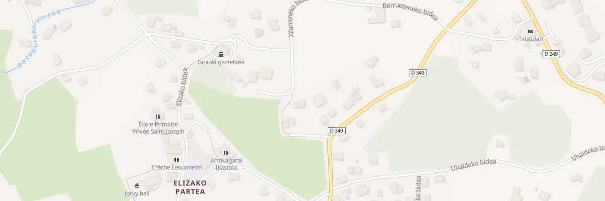 Plan du 22 Etxedoiako bidea à Itxassou