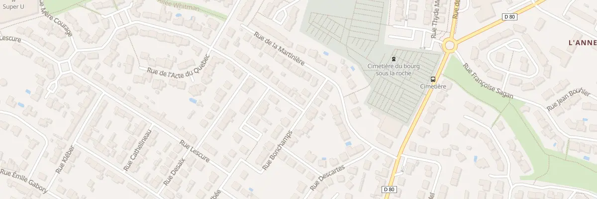 Plan du 27 Rue Bonchamps à La Roche-sur-Yon