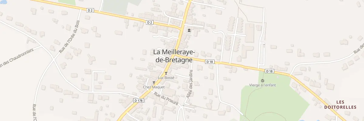 Plan du 2 Rue du Monastère à La Meilleraye-de-Bretagne