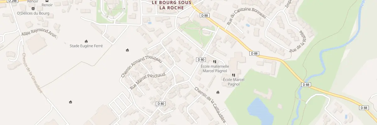 Plan du 20 Rue émile baumann à La Roche-sur-Yon
