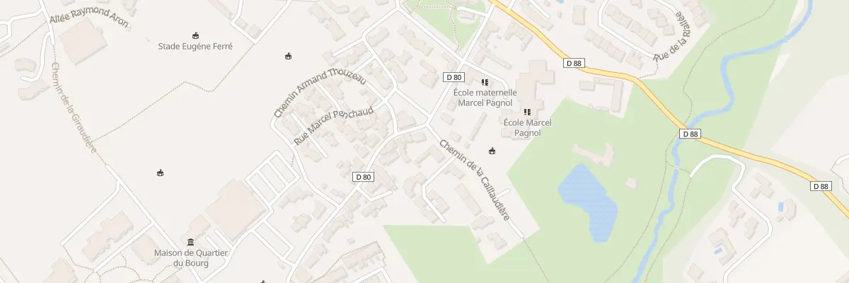 Plan du 33 Rue émile baumann à La Roche-sur-Yon