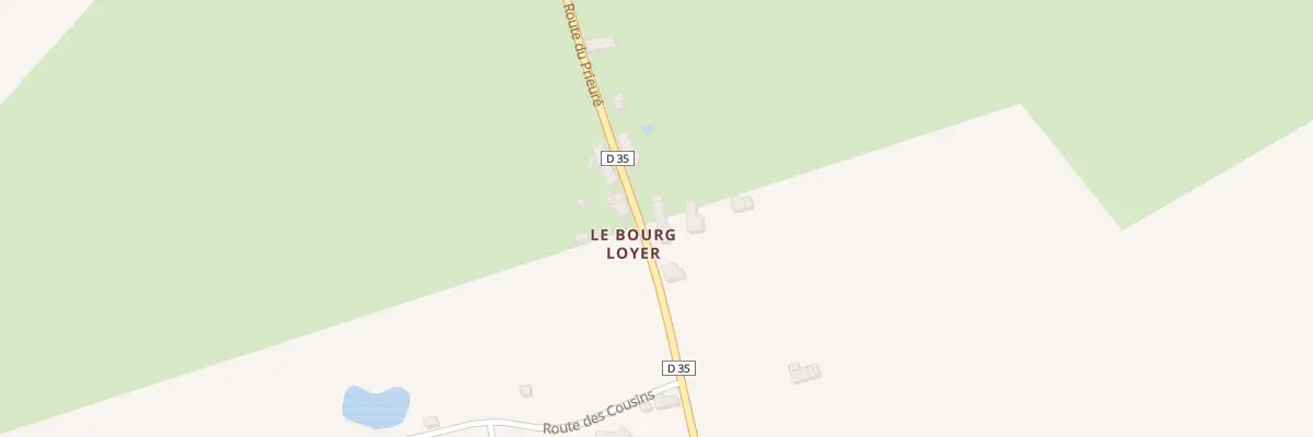 Plan du 5054 Village du Bourg Loyer à Hocquigny