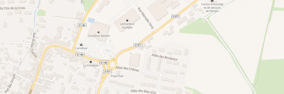 Plan du 117 Rue de Carentan à Périers