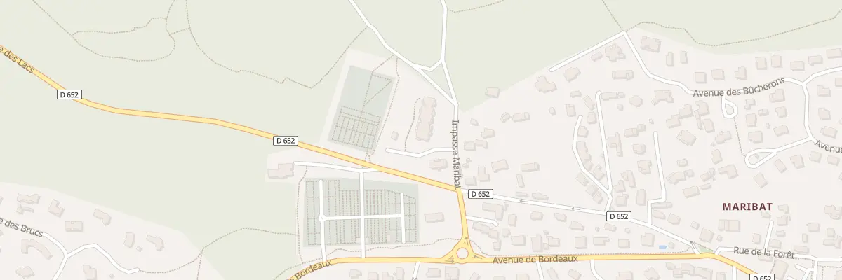 Plan du 2319 Rte des Lacs à Soorts-Hossegor