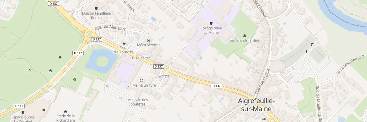 Plan du 36 Av de Nantes à Aigrefeuille-sur-Maine