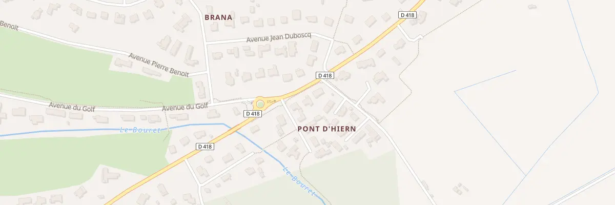 Plan du 1017 Av de la Bécasse à Soorts-Hossegor