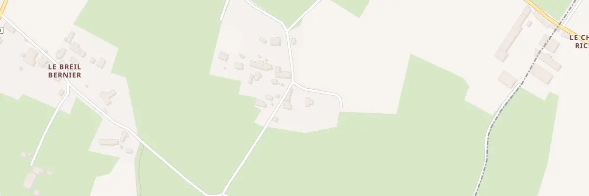 Plan du 22 Le Bas Breil Bernier à Saint-Aubin-du-Cormier