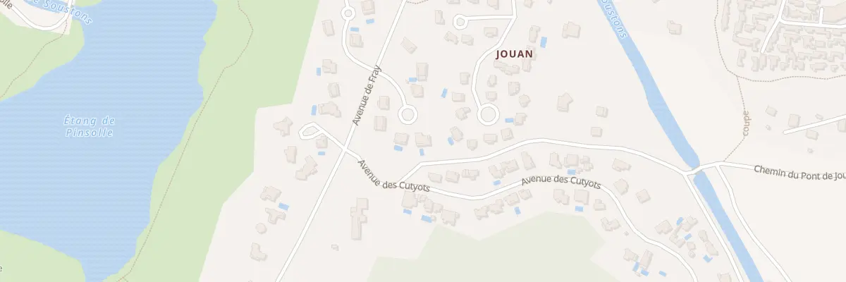 Plan du 4 Sq de Fray à Soustons