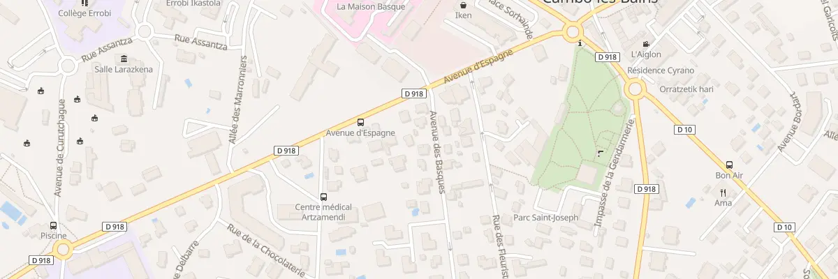 Plan du 4 Rue des Basques à Cambo-les-Bains
