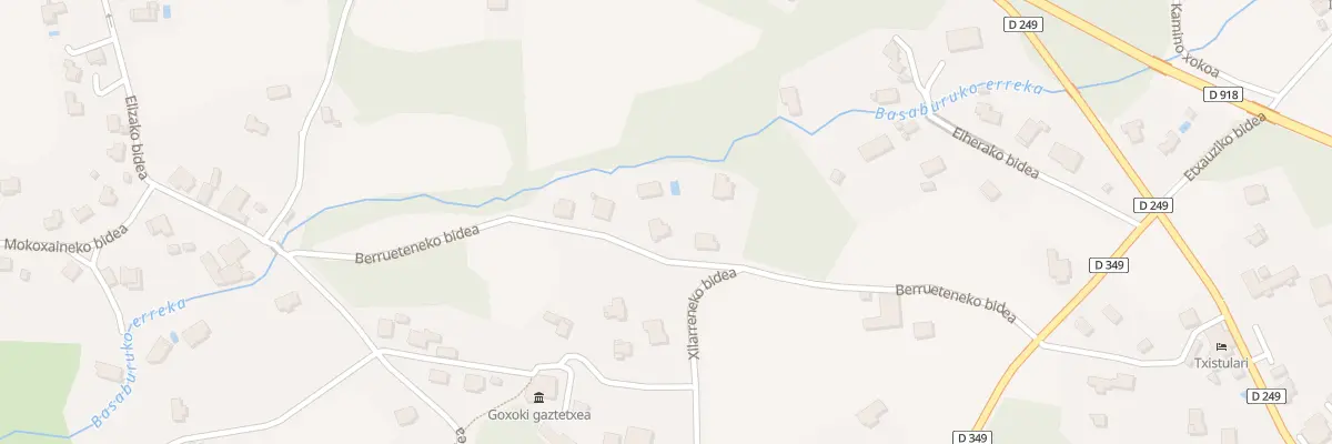 Plan du 311 Berrueteneko bidea à Itxassou