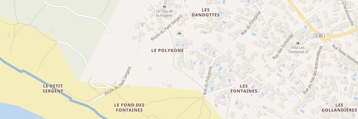 Plan du 11 All des Dandottes au Bois-Plage-en-Ré