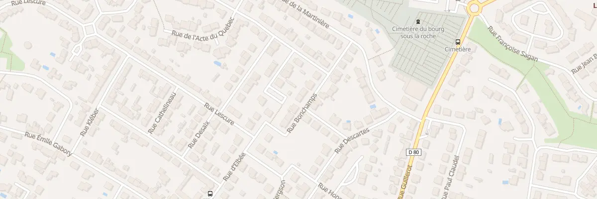 Plan du 11 Rue Bonchamps à La Roche-sur-Yon