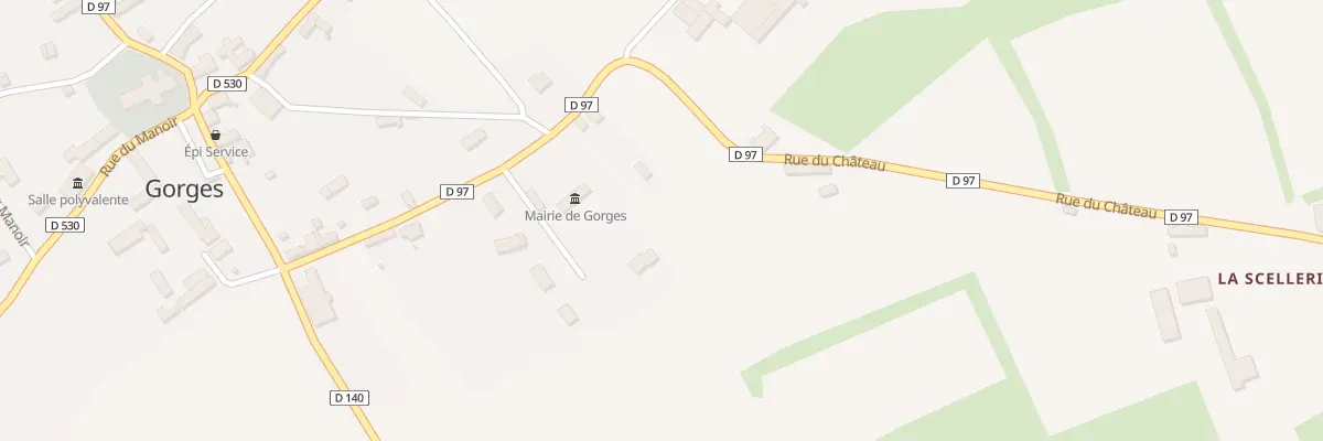 Plan du 18 Rue du Château à Gorges
