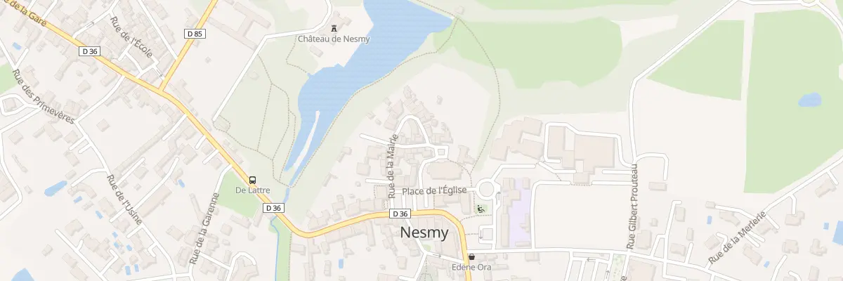 Plan du 5 Rue du prieuré à Nesmy