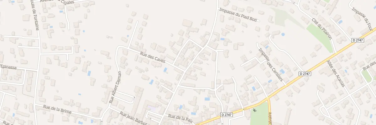 Plan du 25 Rue de la garde à Angles