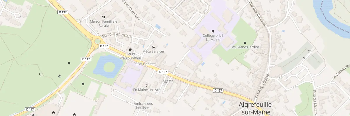Plan du 40 Av de Nantes à Aigrefeuille-sur-Maine