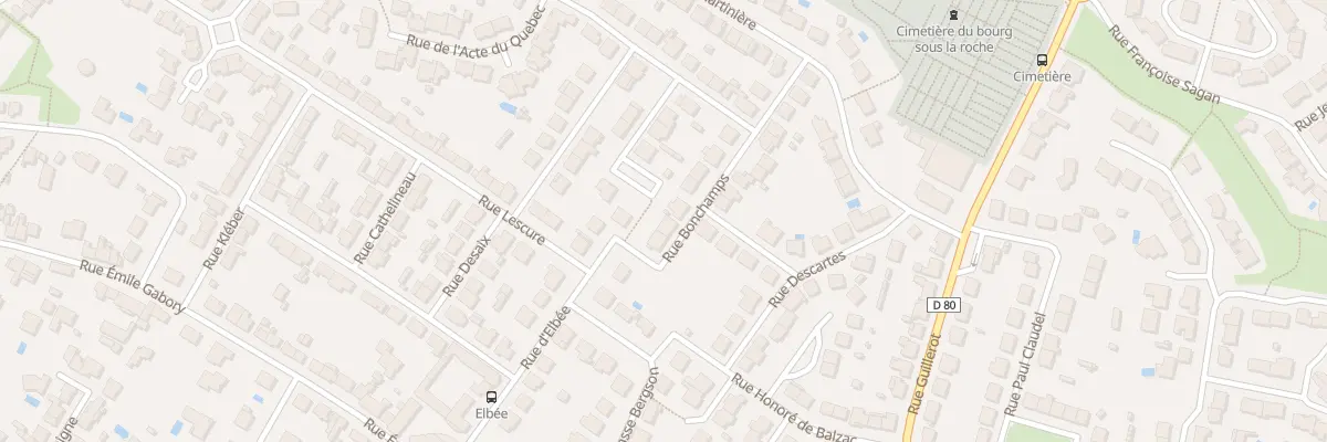 Plan du 5 Rue Bonchamps à La Roche-sur-Yon