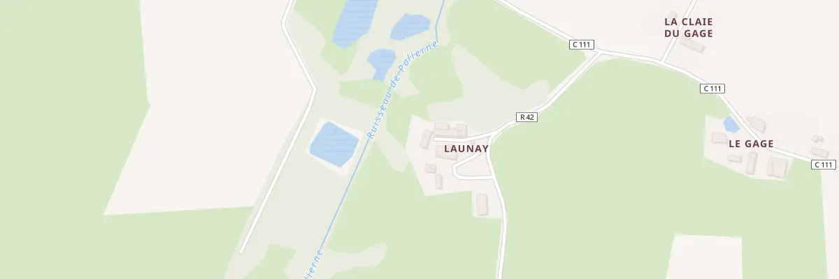 Plan du 4 Launay à Moisdon-la-Rivière