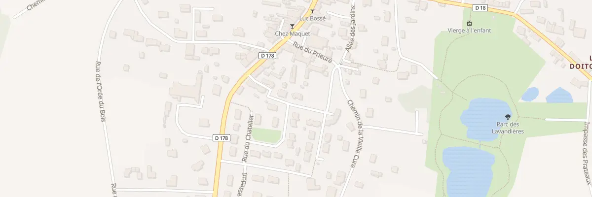 Plan du 6 Rue de la Maréchaussée à La Meilleraye-de-Bretagne