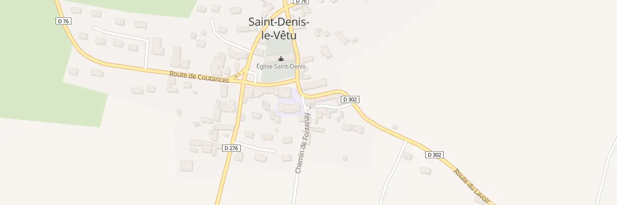 Plan du 8 Rue de la Boulangerie à Saint-Denis-le-Vêtu