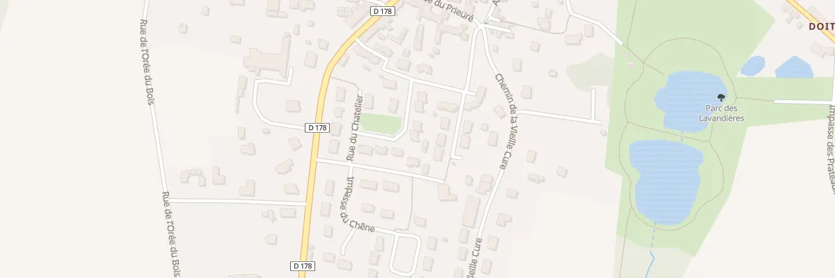 Plan du 9 Rue du Chatelier à La Meilleraye-de-Bretagne
