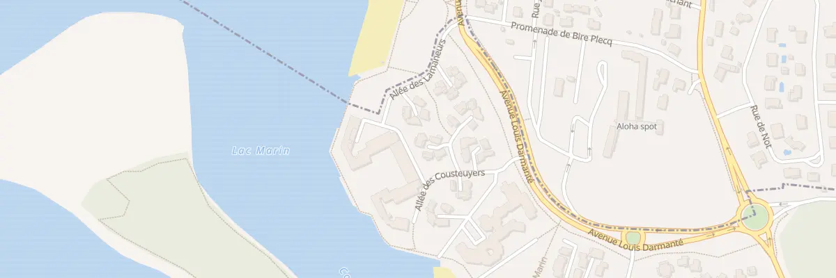 Plan de Sq de la Brioulate à Soustons