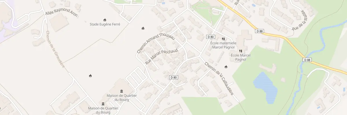Plan du 40Q Rue émile baumann à La Roche-sur-Yon