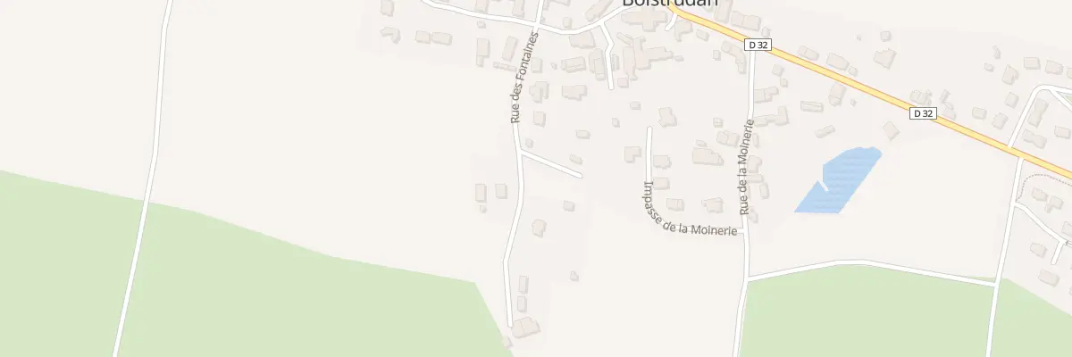 Plan du 2 Rue du Lavoir à Boistrudan