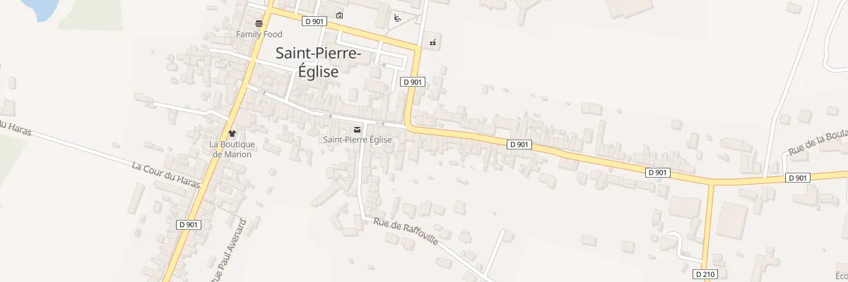 Plan du 62 Rue du Gen de Gaulle à Saint-Pierre-Église