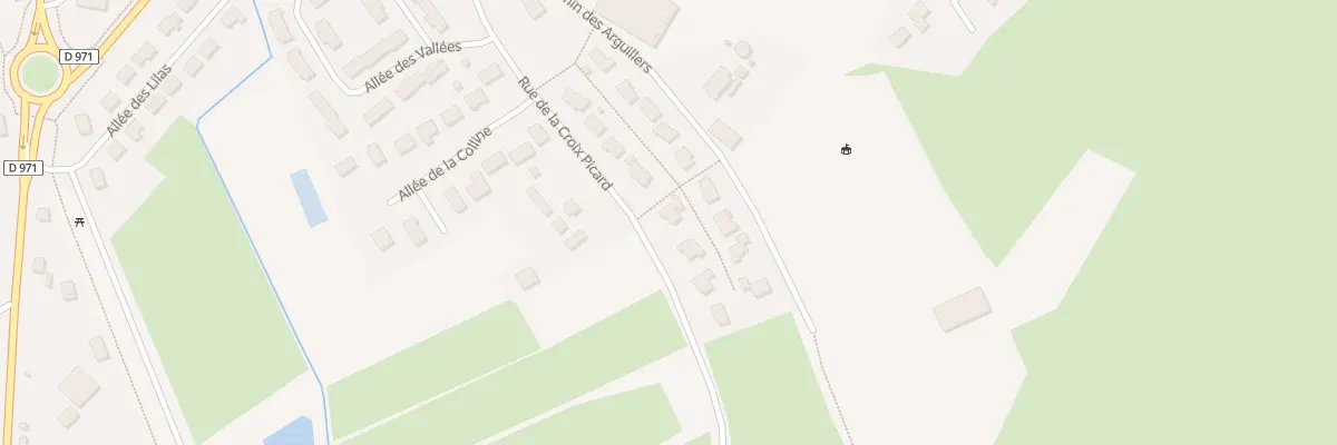 Plan du 20B Rue de la Croix Picard à Périers