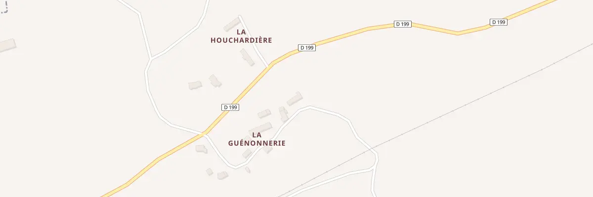 Plan du 9 La Guenonnerie à Courcy