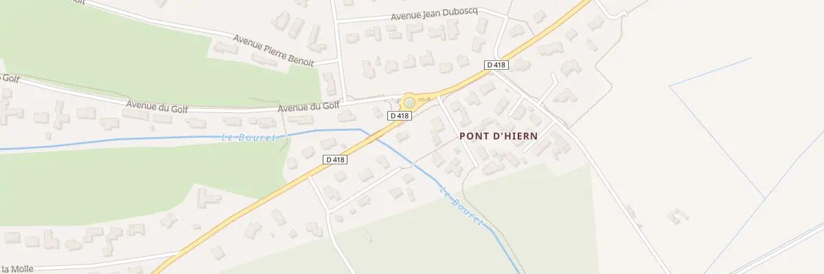 Plan du 1111 Av de la Bécasse à Soorts-Hossegor