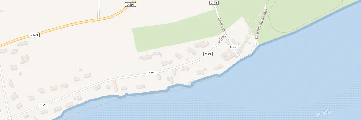 Plan du 6 Rte du Rivage à Vains