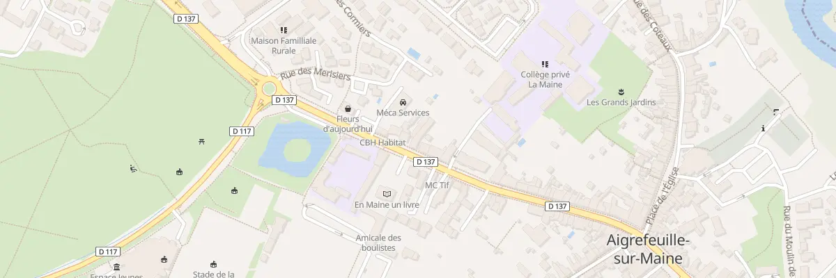 Plan du 44 Av de Nantes à Aigrefeuille-sur-Maine