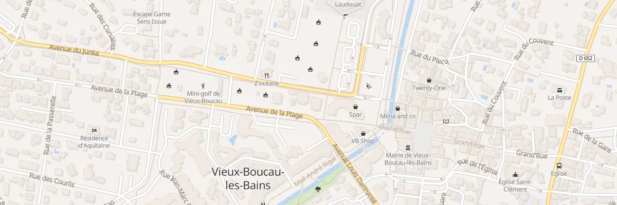 Plan du 3 Av du Junka à Vieux-Boucau-les-Bains