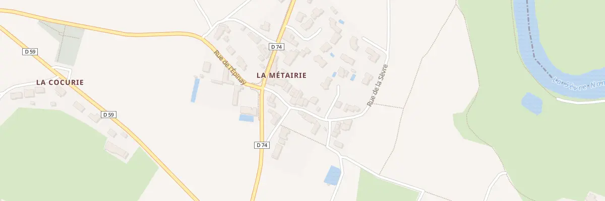 Plan du 5 Rue de la sèvre à Saint-Fiacre-sur-Maine
