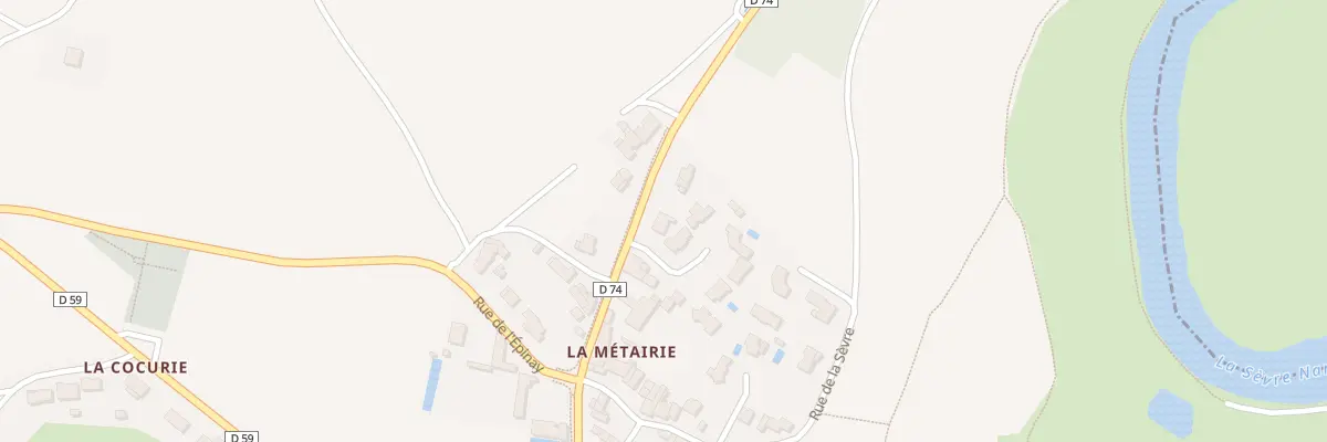 Plan du 16 Rue du four à pain à Saint-Fiacre-sur-Maine